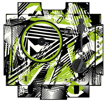 Numark PT 01 incl. Sides Skin Spike Green